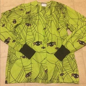 Halloween scrub jacket